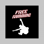 Free Running čierna košela s krátkym rukávom 100%bavlna